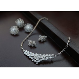 Rosecut Diamond Necklace set